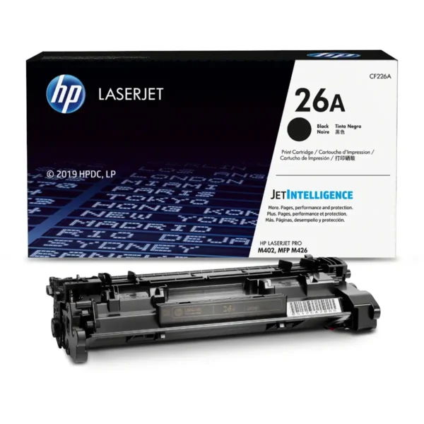 خرطوشة حبر HP 26A CF226A هاي كوبي جديدة – أسود – جودة عالية